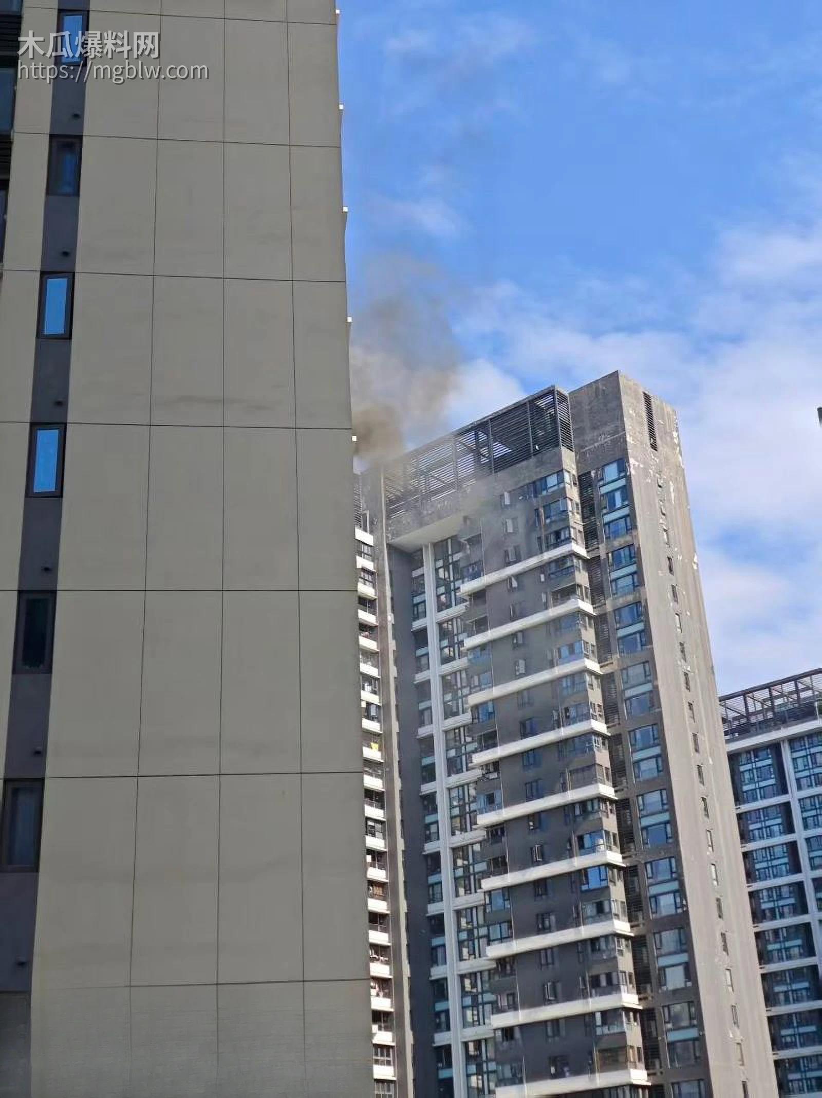 广东珠海香洲区绿景玺悦湾小区业主酒后纵火烧房子 4