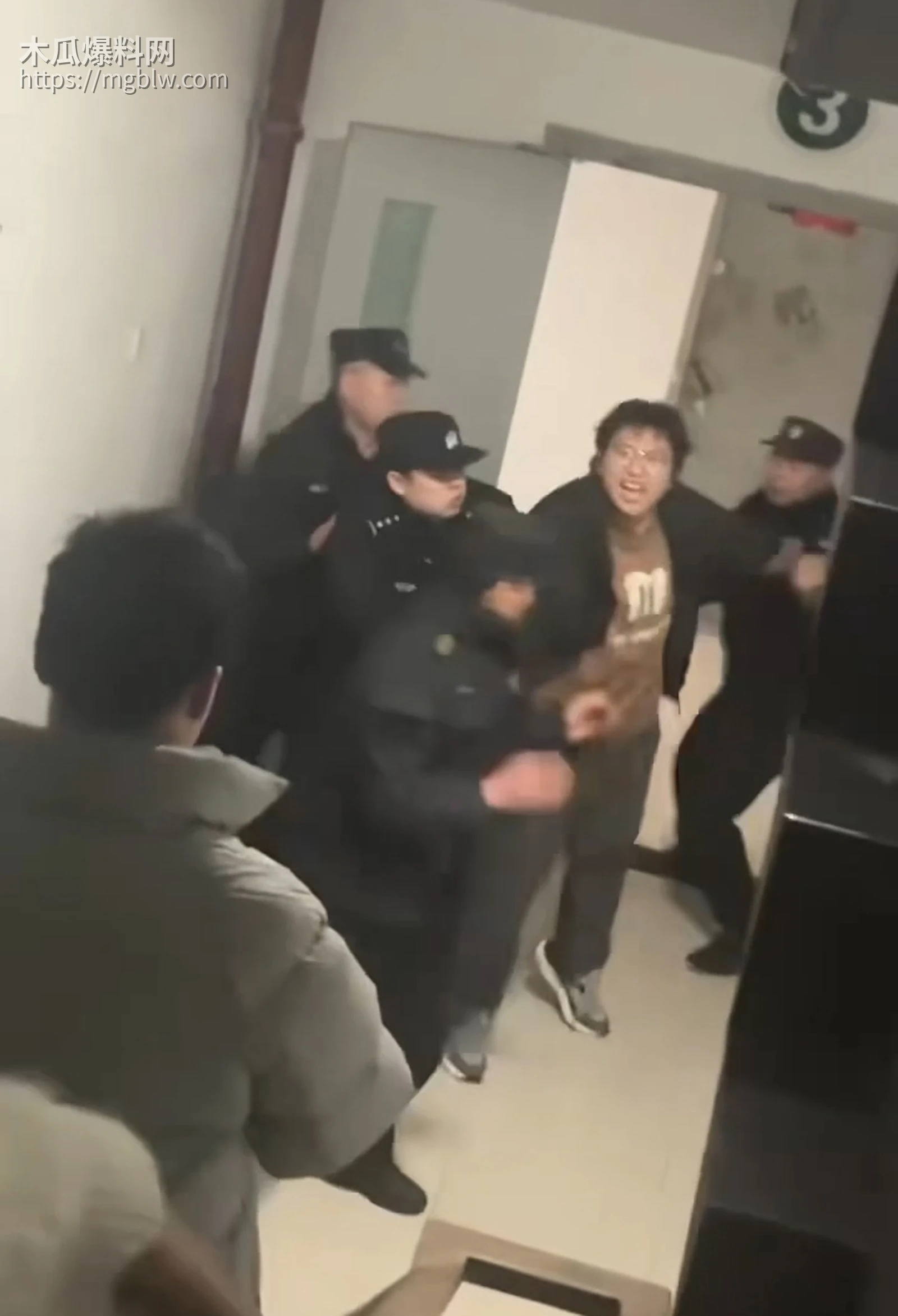 大学生熬夜写二次元小说写疯癫被抬走视频1