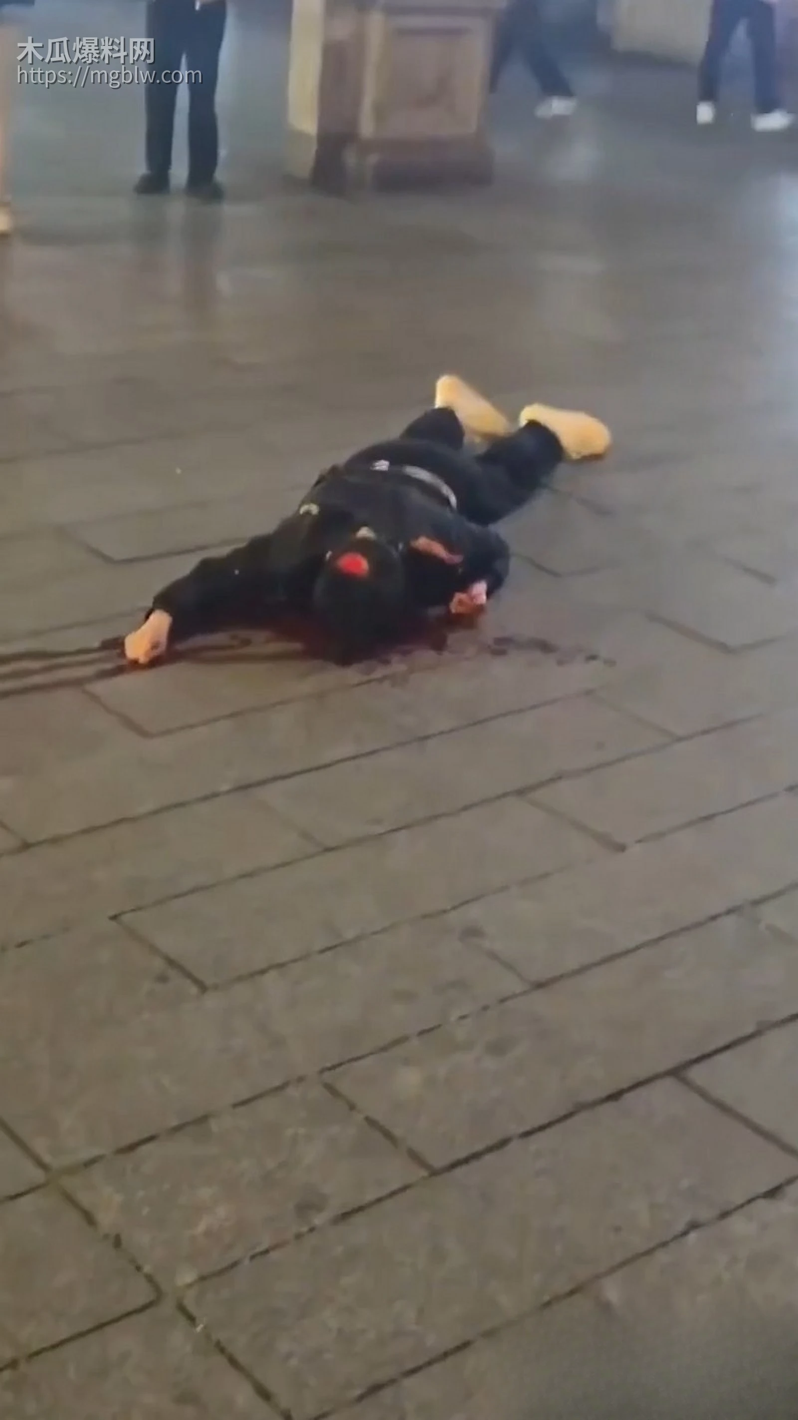 贵阳花果园1号楼下惊魂砍杀 3