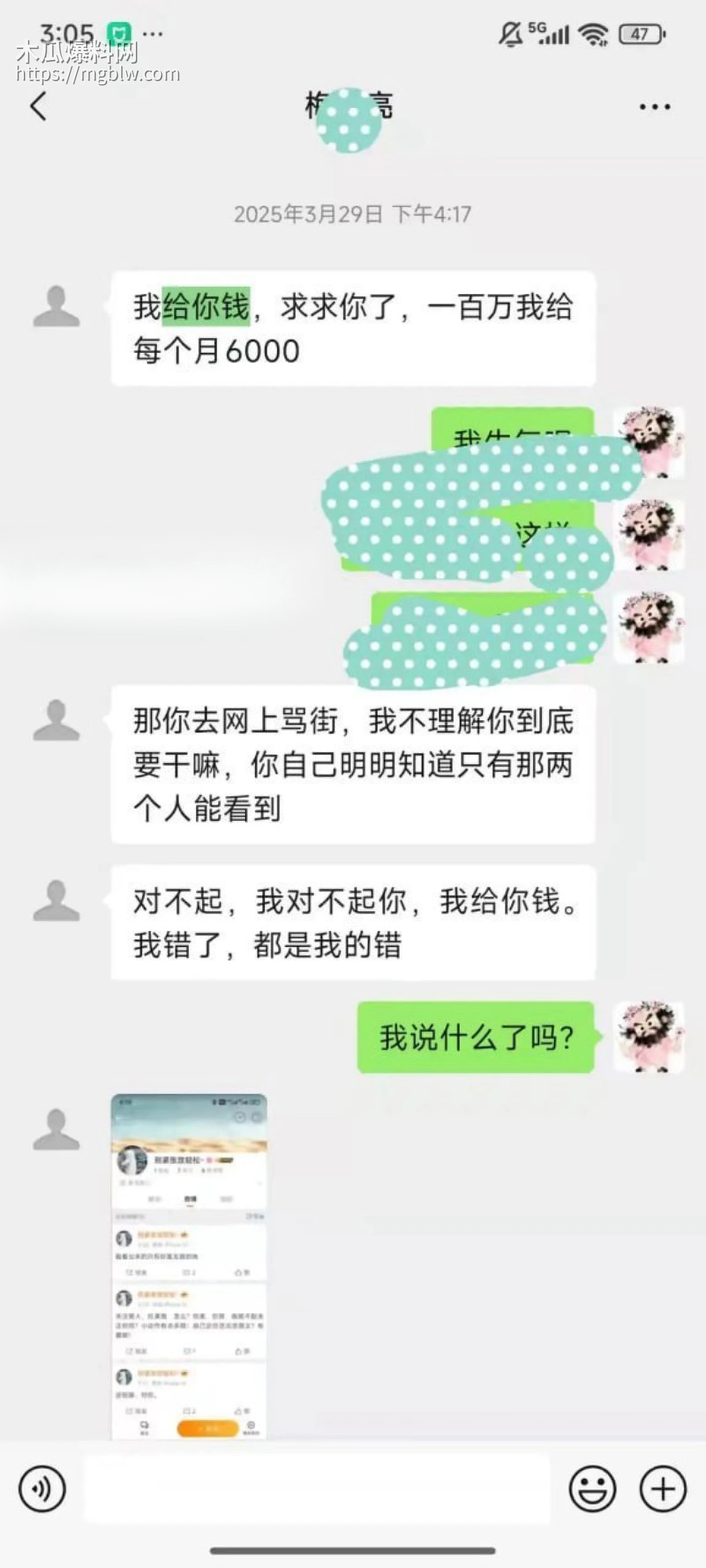 梅九亮被前女友曝光出轨操粉029