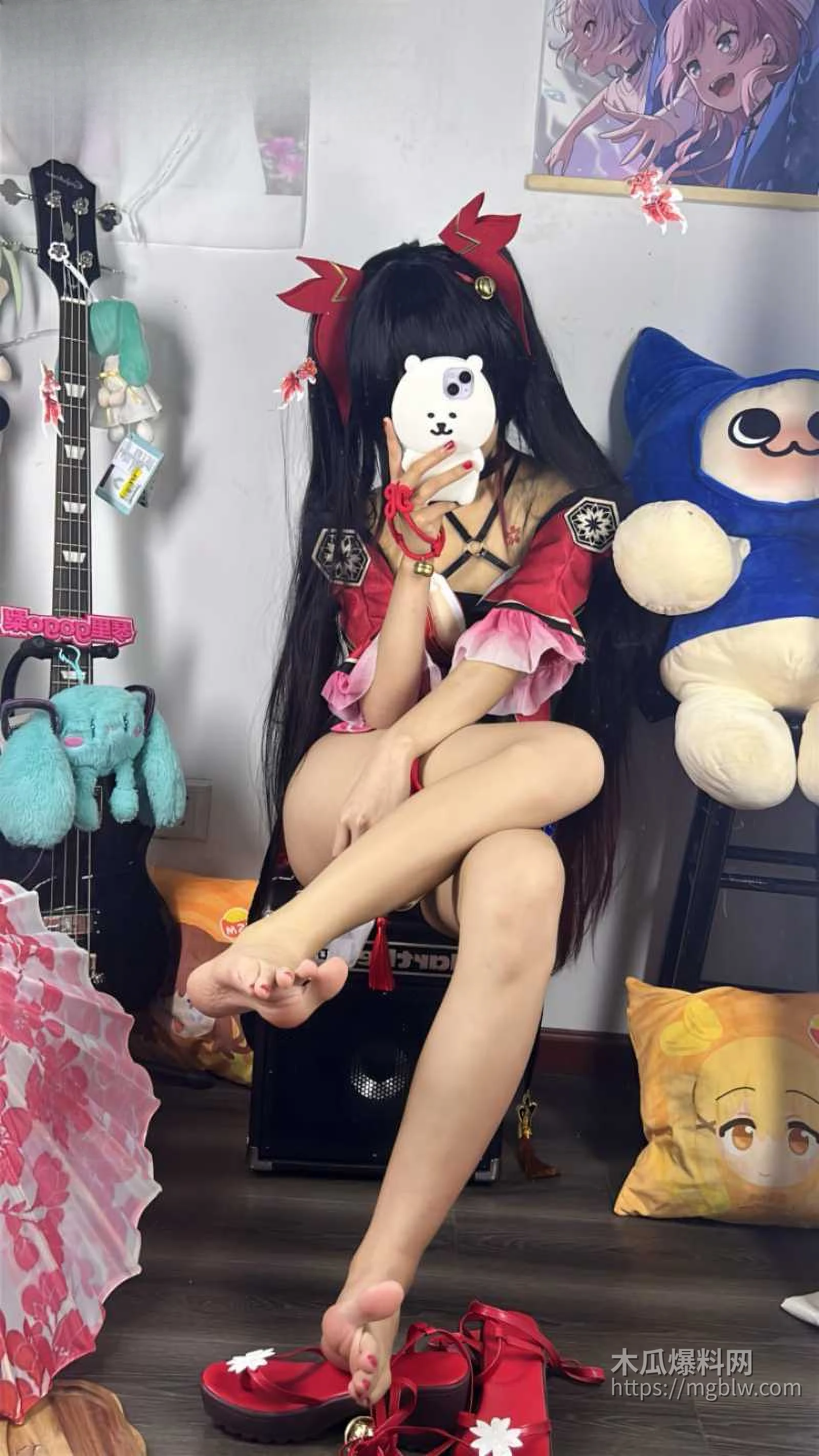 二次元福利姬 琴里gogo梨 cos星穹铁道花火 1